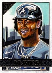 2020 Topps Gallery Base Set Ozzie Albies #137 card