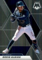 2021 Panini Mosaic Base Set Ozzie Albies #64 card