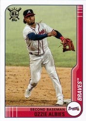 2021 Topps Big League Base Set Ozzie Albies #52 card