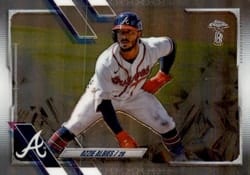 2021 Topps Chrome Ben Baller Edition Base Set Ozzie Albies #24 card