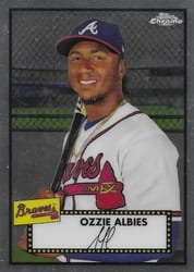 2021 Topps Chrome Platinum Anniversary Base Set Ozzie Albies #234 card