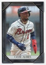 2021 Topps Gallery Base Set Ozzie Albies #99 card