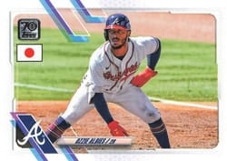 2021 Topps Japan Edition Base Set Ozzie Albies #124 card
