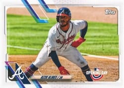2021 Topps Opening Day Base Set Ozzie Albies #18 card