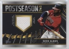 2021 Topps Postseason Performance Relics Ozzie Albies #PPR-OA card