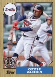 2022 Topps Update 1987 Topps Ozzie Albies #87TBU-31 card