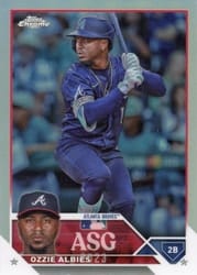 2023 Topps Chrome Update 2023 All-Star Game Ozzie Albies #ASGC-28 card