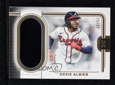 2023 Topps Definitive Collection Helmet Collection Ozzie Albies #DHC-OA card