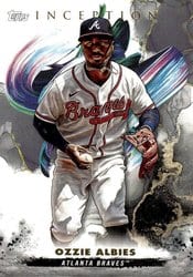 2023 Topps Inception Base Set Ozzie Albies #84 card