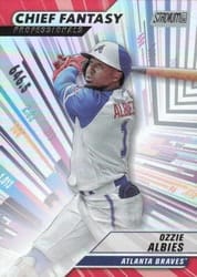 2024 Stadium Club Chief Fantasy Professionals Ozzie Albies #CFPRO-18 card