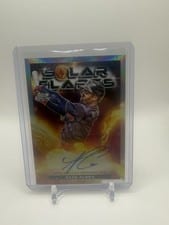 2024 Topps Cosmic Chrome Solar Flares Autographs Ozzie Albies #SFA-OA card