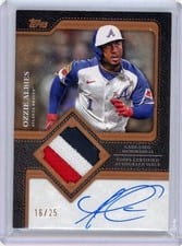 2025 Topps Autograph Patch Ozzie Albies #TFAP-OA card