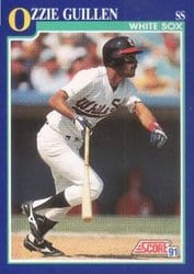 1991 Score Base Set Ozzie Guillen #11 card