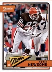 2018 Panini Classics Base Set Ozzie Newsome #117 card