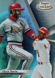 2018 Topps Gold Label Base Set Ozzie Smith #90 card