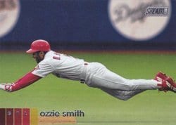 2020 Stadium Club Base Set Ozzie Smith #166 card