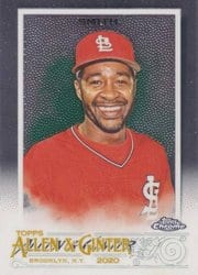 2020 Topps Allen & Ginter Chrome Base Set Ozzie Smith #150 card