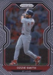 2021 Panini Prizm Base Set Ozzie Smith #79 card