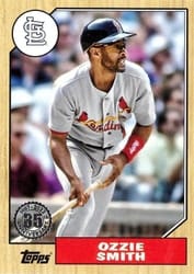 2022 Topps 1987 Topps Baseball (Series 1) Ozzie Smith #T87-95 card