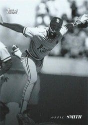 2022 Topps Black & White Base Set Ozzie Smith #29 card