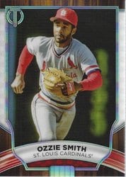 2022 Topps Tribute Base Set Ozzie Smith #84 card