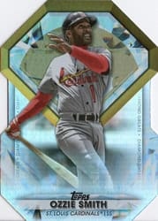 2022 Topps Update Diamond Greats Die-Cuts Ozzie Smith #DGDC-52 card