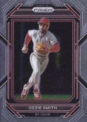 2023 Panini Prizm Base Set Ozzie Smith #46 card