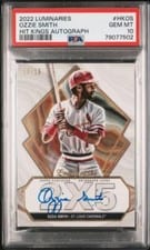 2024 Topps Luminaries Hit Kings Autographs Ozzie Smith #HK-OS card
