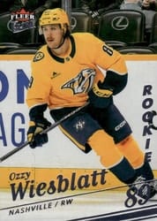2025-26 Fleer Ultra Base Set Ozzy Wiesblatt #155 card