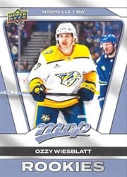 2025-26 Upper Deck MVP Base Set Ozzy Wiesblatt #221 card
