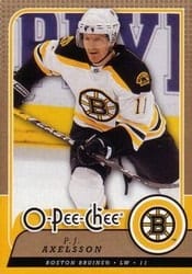 2008-09 O-Pee-Chee Base Set P.J. Axelsson #441 card