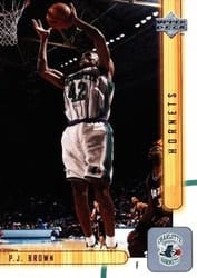 2001-02 Upper Deck Base Set P.J. Brown #15 card