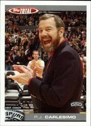2004-05 Topps Total Base Set P.J. Carlesimo #412 card