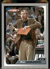 2005-06 Topps Total Base Set P.J. Carlesimo #412 card