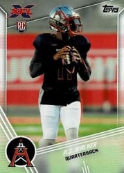 2020 Topps XFL Base Set P.J. Walker #123 card