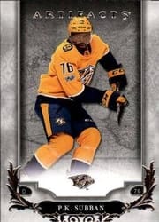 2018-19 Upper Deck Artifacts Base Set P.K. Subban #2 card
