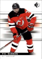 2019-20 SP Base Set P.K. Subban #90 card