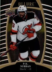 2019-20 Upper Deck Allure Base Set P.K. Subban #53 card