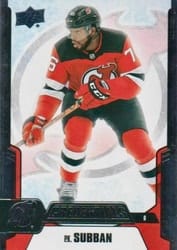 2019-20 Upper Deck Credentials Base Set P.K. Subban #45 card
