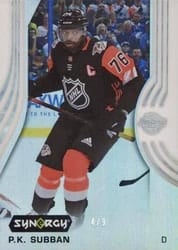 2019-20 Upper Deck Synergy Base Set P.K. Subban #34 card