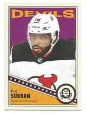 2019 Upper Deck O-Pee-Chee Update P.K. Subban #601 card