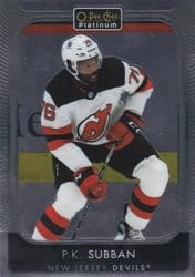 2021-22 O-Pee-Chee Platinum Base Set P.K. Subban #51 card