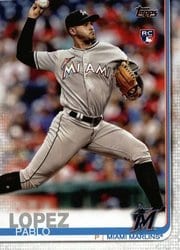 2019 Topps Base Set Pablo Lopez #151 card