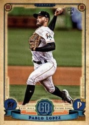 2019 Topps Gypsy Queen Base Set Pablo Lopez #290 card