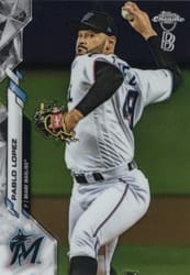 2020 Topps Chrome Ben Baller Edition Base Set Pablo Lopez #152 card