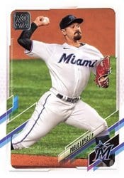 2021 Topps Base Set Pablo Lopez #634 card
