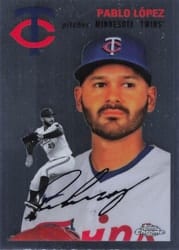 2023 Topps Chrome Platinum Anniversary Base Set Pablo López #229 card