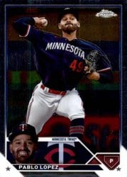 2023 Topps Chrome Update Base Set Pablo López #USC63 card