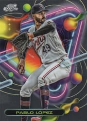 2023 Topps Cosmic Chrome Base Set Pablo López #183 card