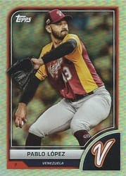 2023 Topps World Baseball Classic Base Set Pablo López #42 card